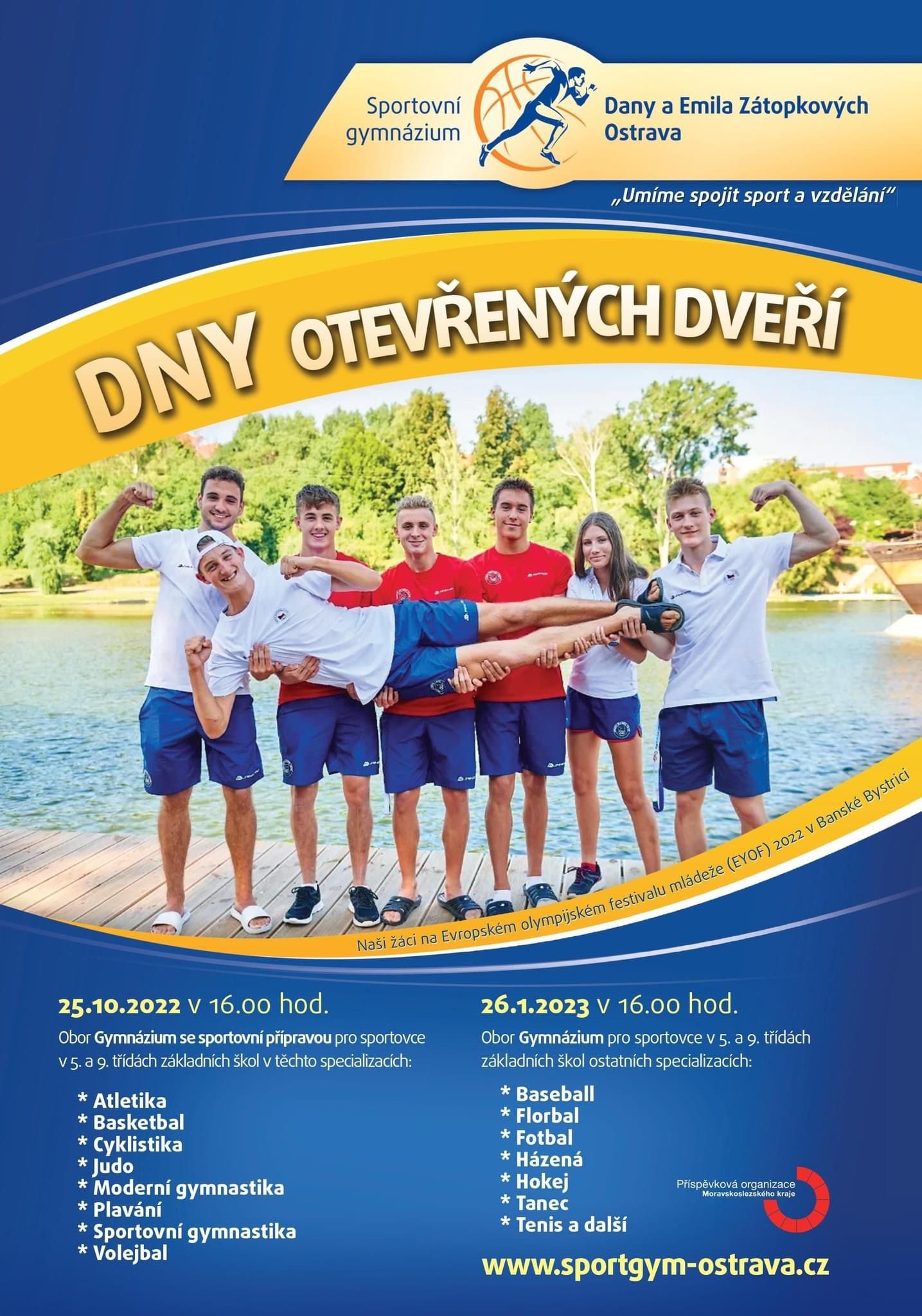 Sportovní gymnázium Dany a Emila Zátopkových
